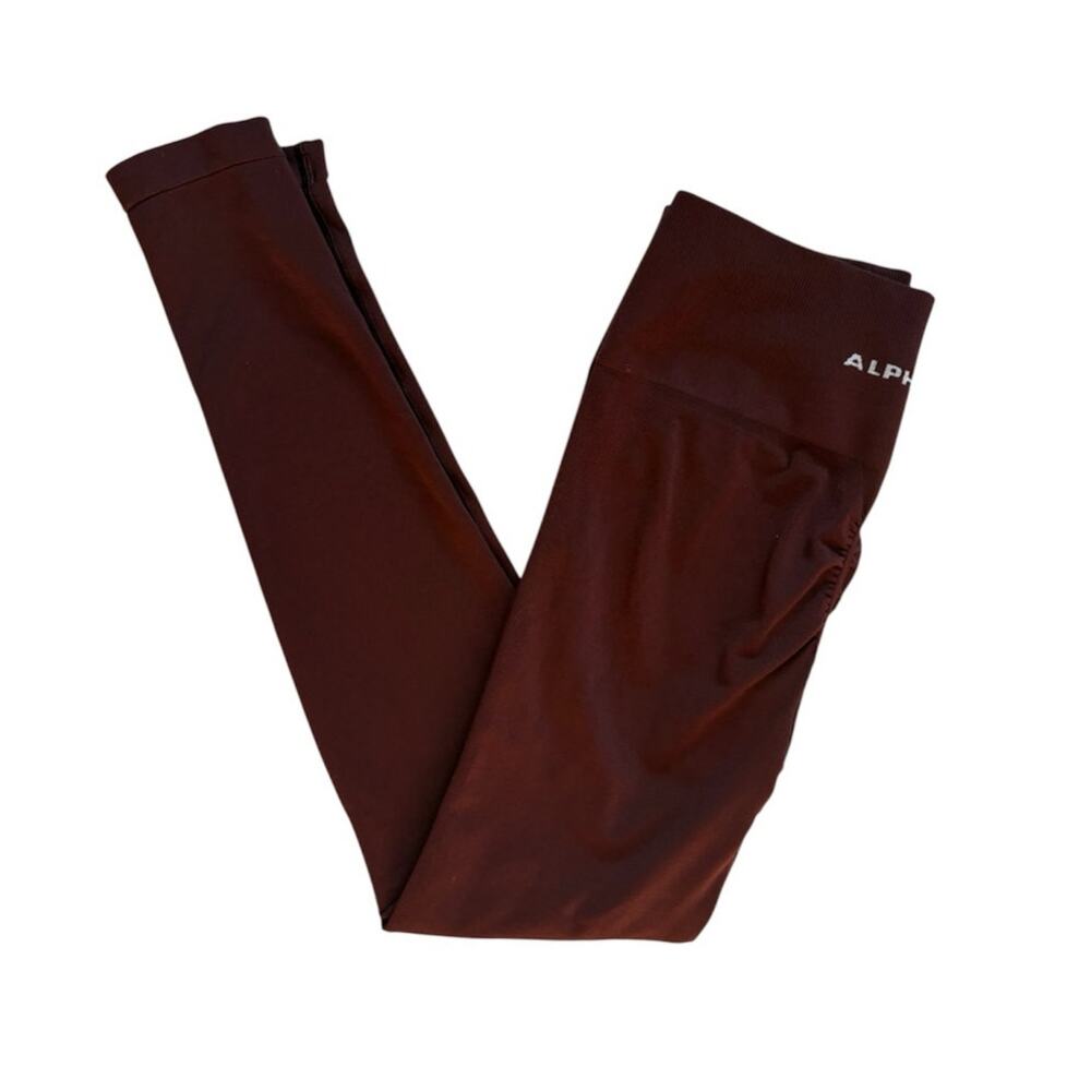 Alphalete Copper Brown Seamless Leggings Small